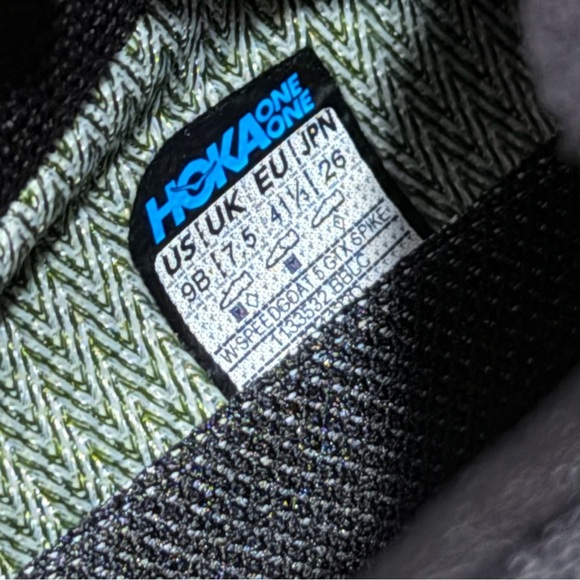 Hoka One One NWOB Women’s 9B Speedgoat 5 GTX Spike Trail Running Shoes Athletic - Picture 6 of 7